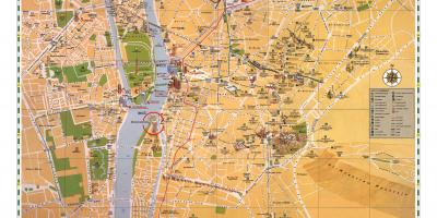 Kairó turisztikai látnivalók térkép