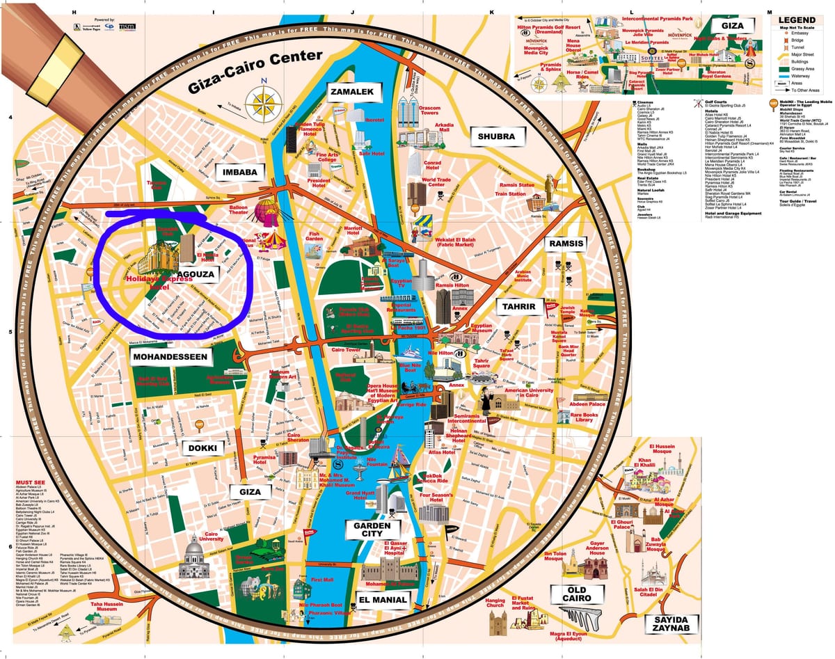 Térkép cairo giza