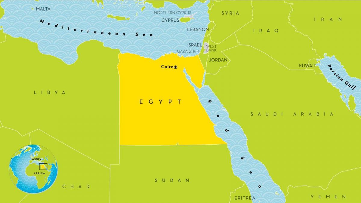 főváros egyiptom térkép