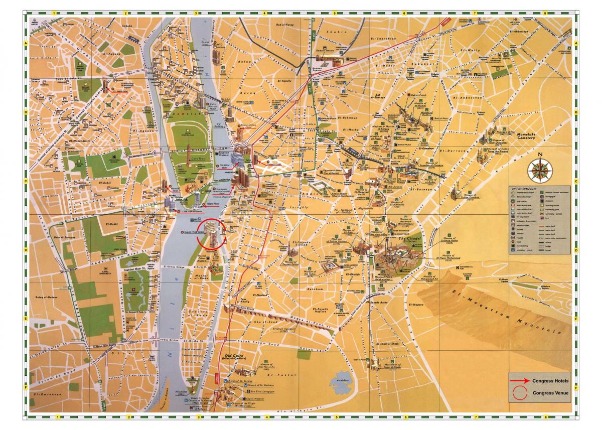kairó turisztikai látnivalók térkép