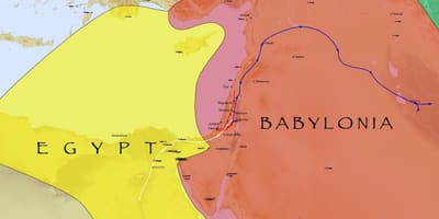 Térkép babilon, egyiptom