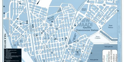 Térkép cairo maadi
