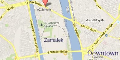 Zamalek kairó térkép